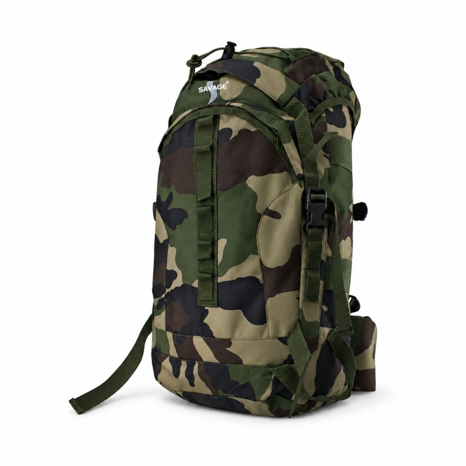 Su Geçirmez Outdoor Sırt Çantası - Dağcı Çantası - Savage Ventura 60LT- Kamuflaj