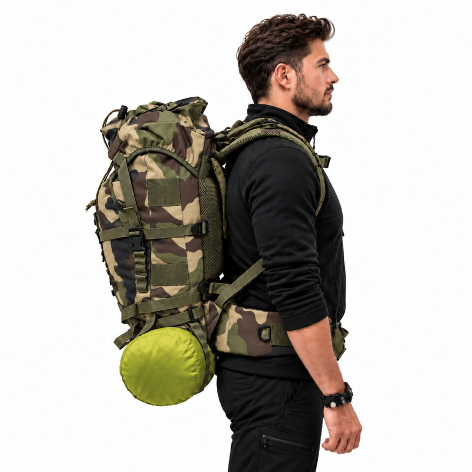 Su Geçirmez Outdoor Sırt Çantası - Dağcı Çantası - Savage Ventura 60LT- Kamuflaj