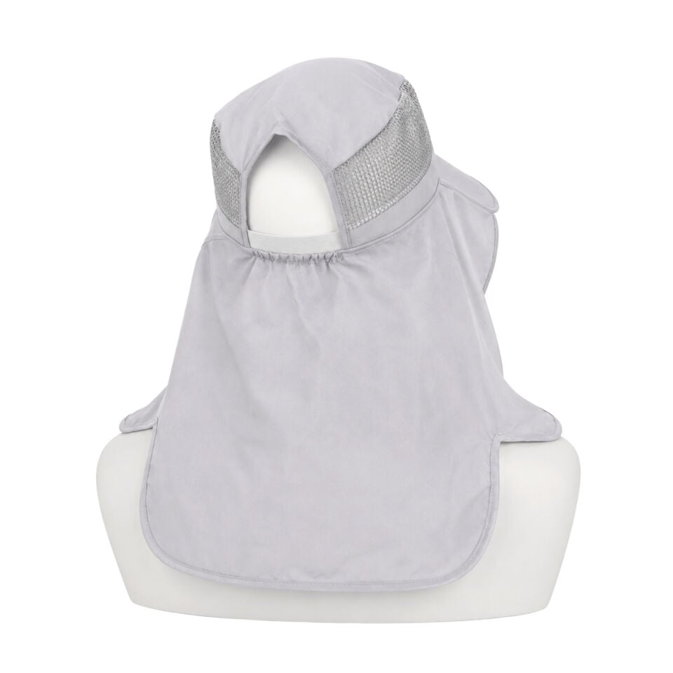 Ense Korumalı Outdoor Şapka - Fileli - Gri - Savex