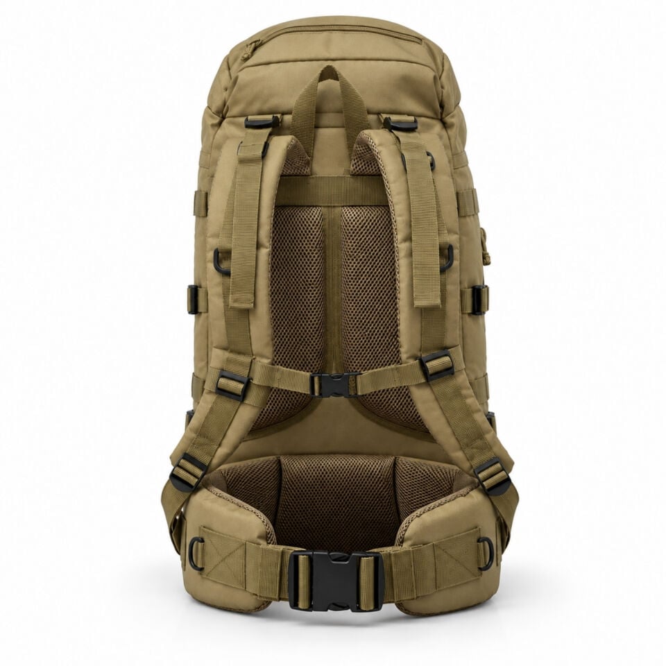 Su Geçirmez Outdoor Sırt Çantası - Dağcı Çantası - Savage Ventura 60LT - Kum