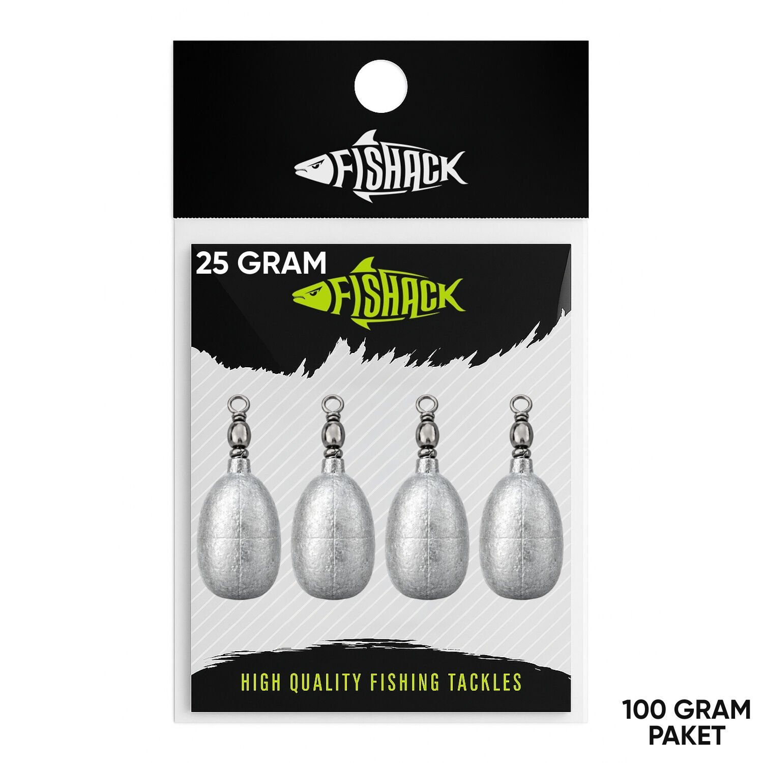 Fishack Fırdöndülü Kurşun 25gr (100gr)