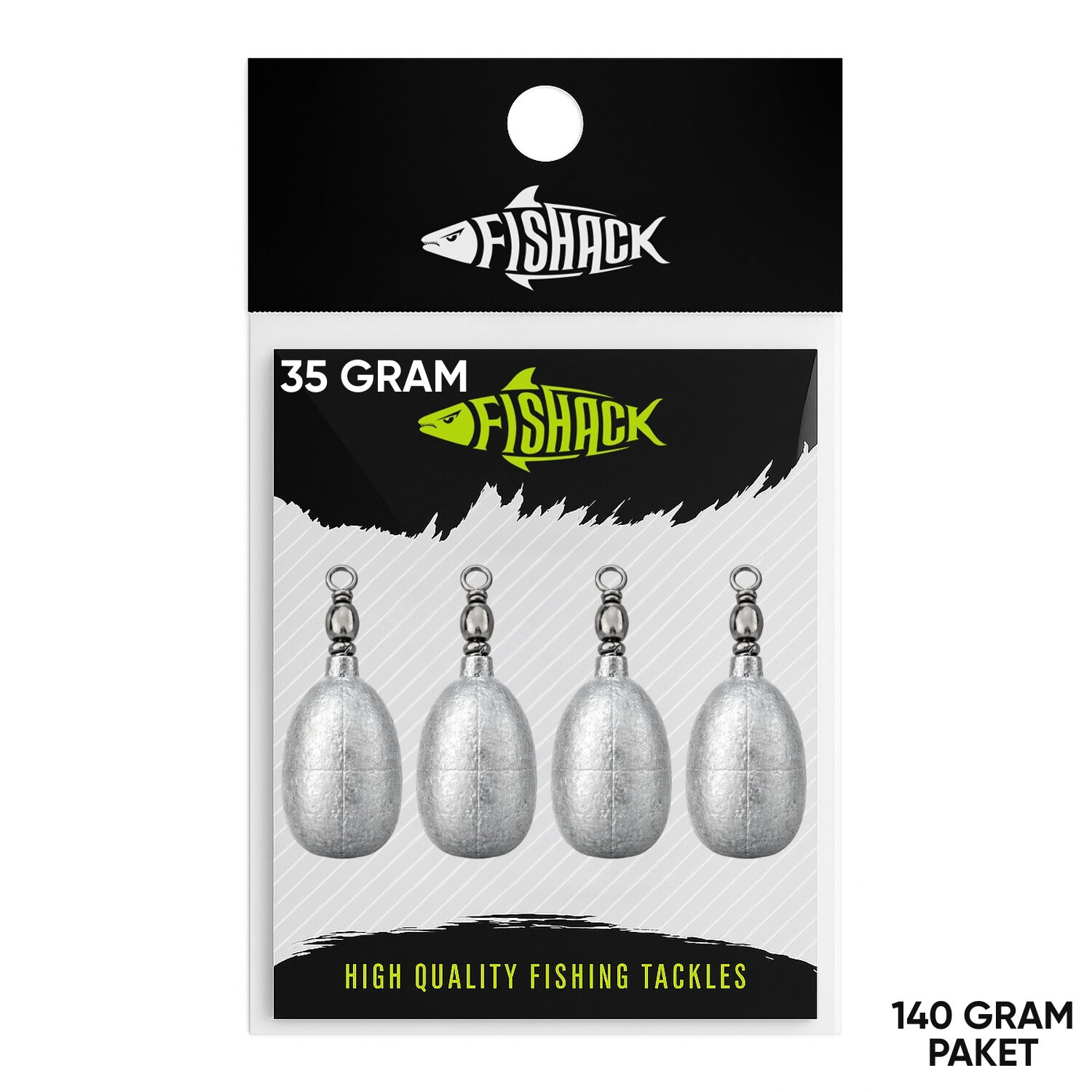 Fishack Fırdöndülü Kurşun 35gr (140gr)