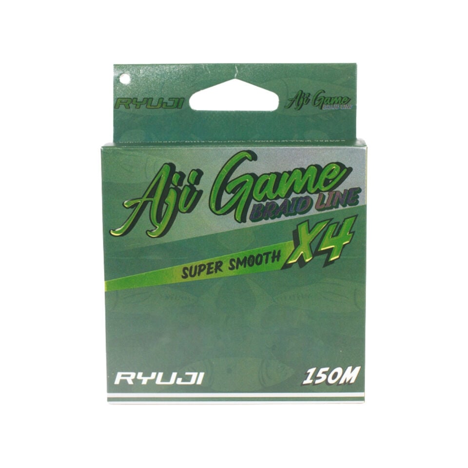İp Örgü Misina - 4 Kat - Ryuji Aji Game - 150mt - Yeşil - 0.02mm