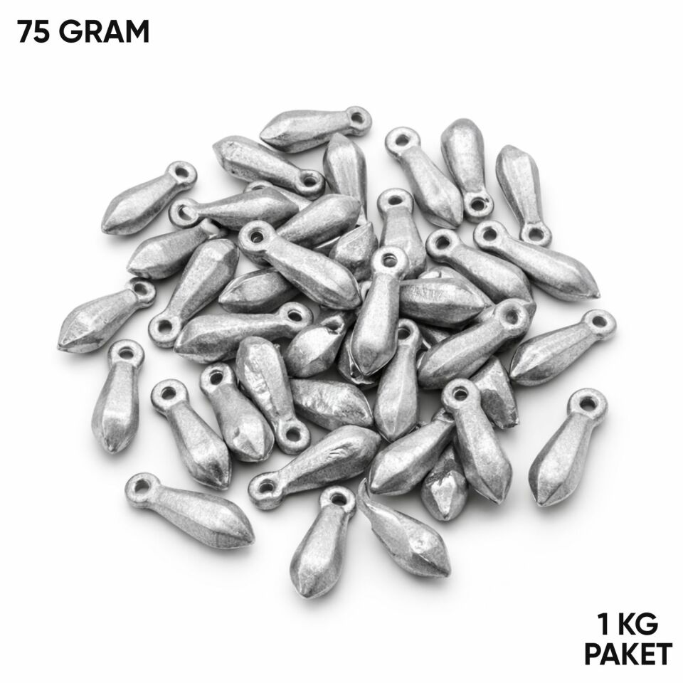 Armut Kurşun - Dip Olta Kurşunu - 75 gr (1 KG)