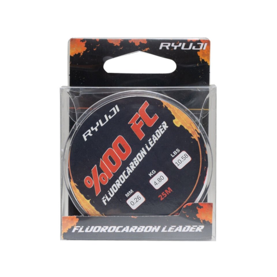 Fluorocarbon Lider Misina - Ryuji Leader - 25 mt - 0,26mm