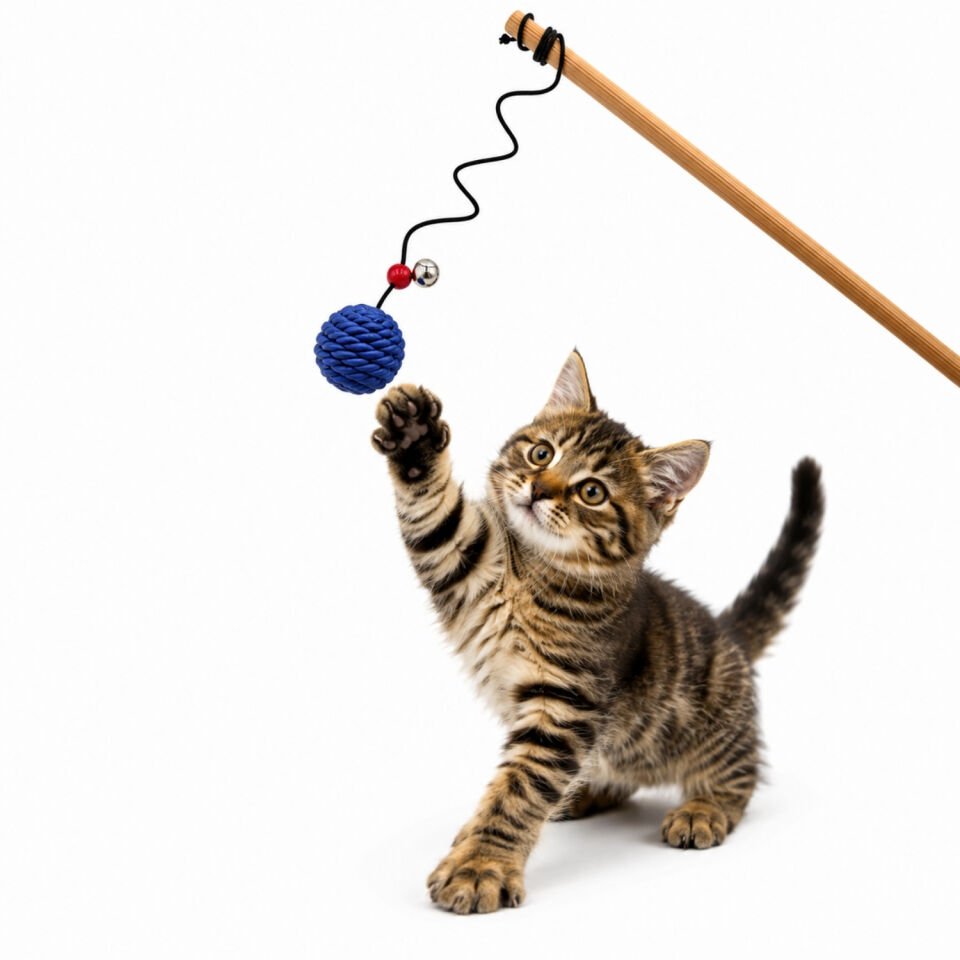 Kedi Oltası - Dawcat - İp Yumağı - Mavi