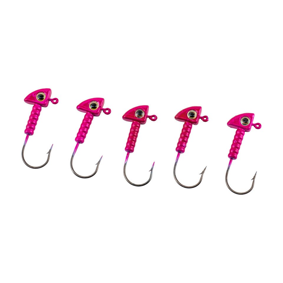 Jighead - Zoka - Kurşunlu Olta İğnesi - (XH-A 06) - Pembe - 7 Gr