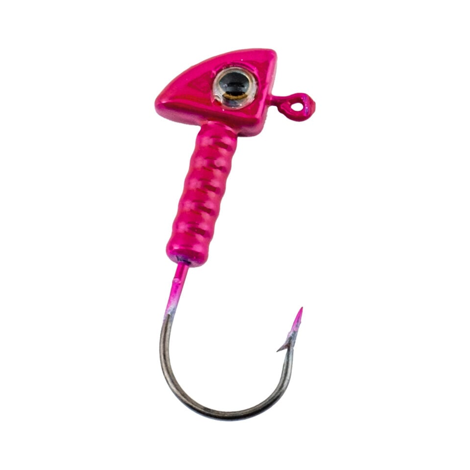 Jighead - Zoka - Kurşunlu Olta İğnesi - (XH-A 06) - Pembe - 6 Gr