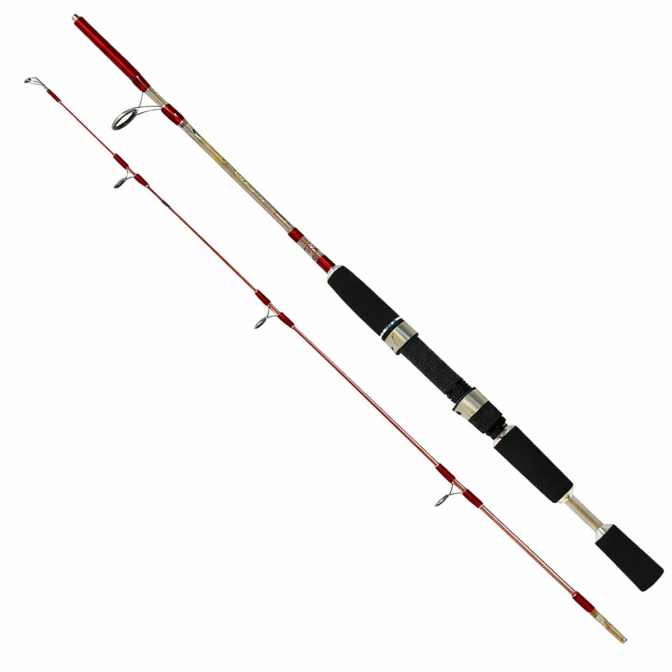 İki Parça Dolgu Olta Kamışı - Pavilion - Kırmızı - 270cm 100/250 gr
