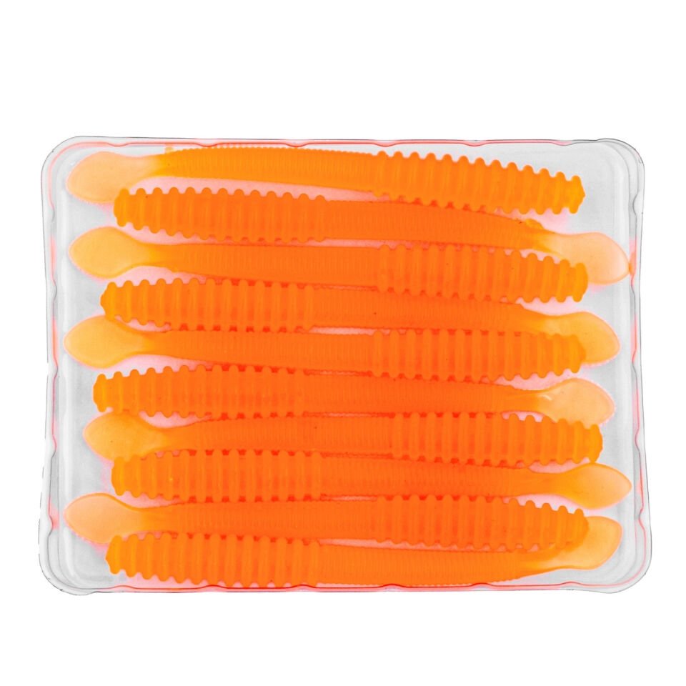 Silikon Kurt Yem - 2,2g 87mm - Fishack Wormix - Orange