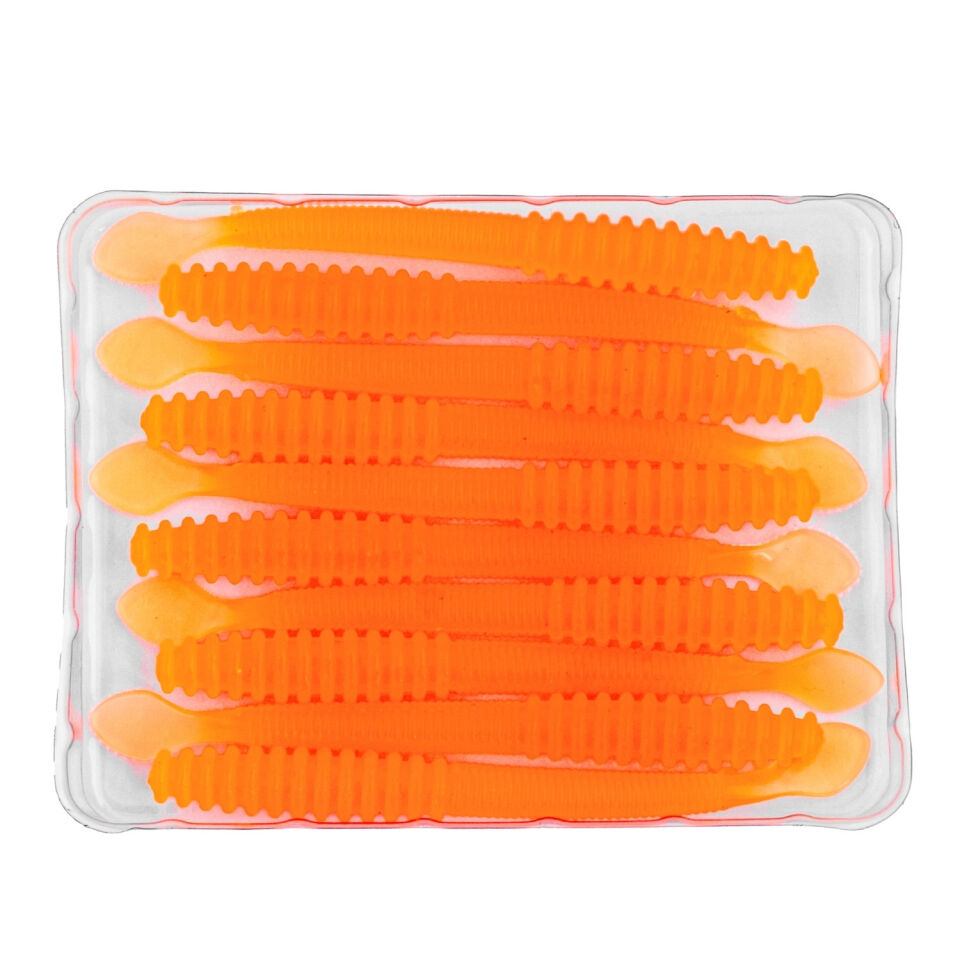 Silikon Kurt Yem - 2,2g 87mm - Fishack Wormix - Orange