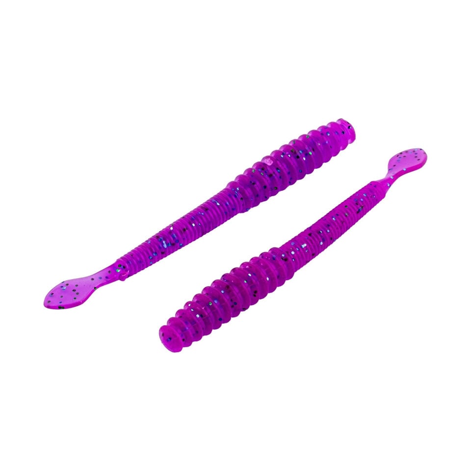 Silikon Kurt Yem - 2,2g 87mm - Fishack Wormix - Purple