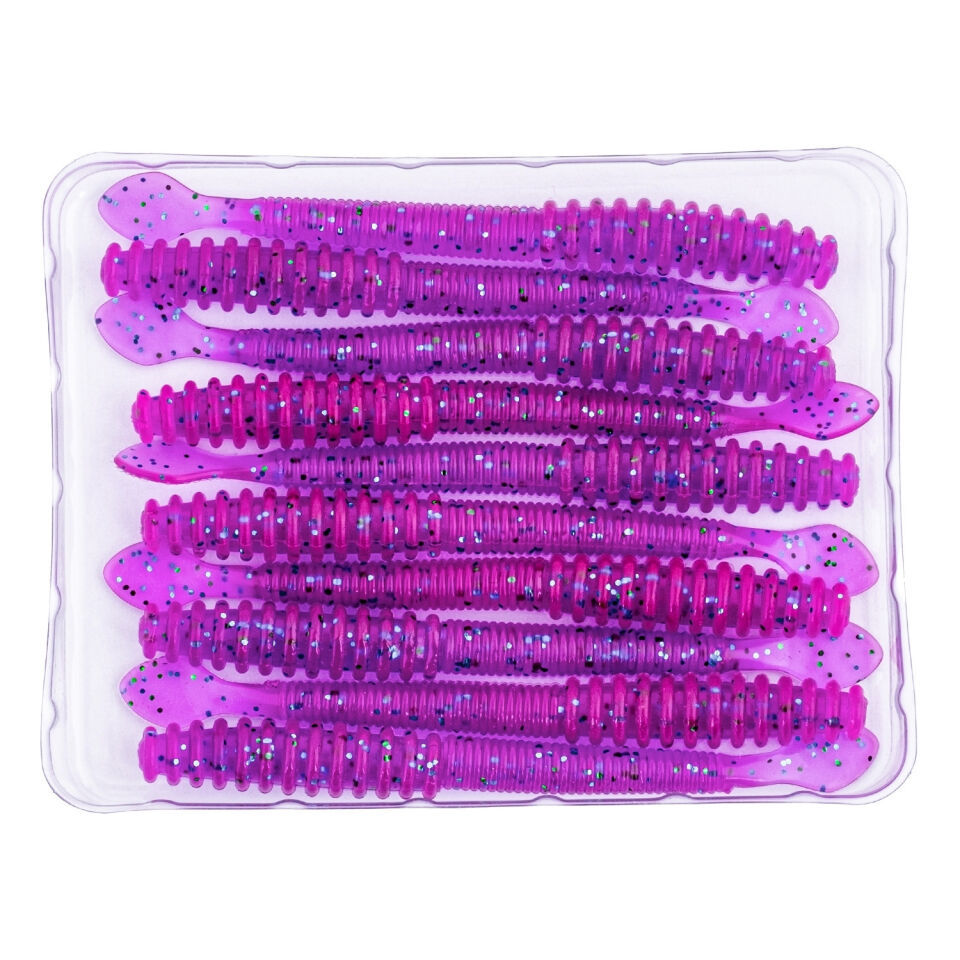 Silikon Kurt Yem - 2,2g 87mm - Fishack Wormix - Purple