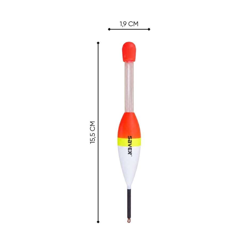 Işık Tüplü Olta Şamandırası - Savex - (6006) - 5 Adet - 6 gr