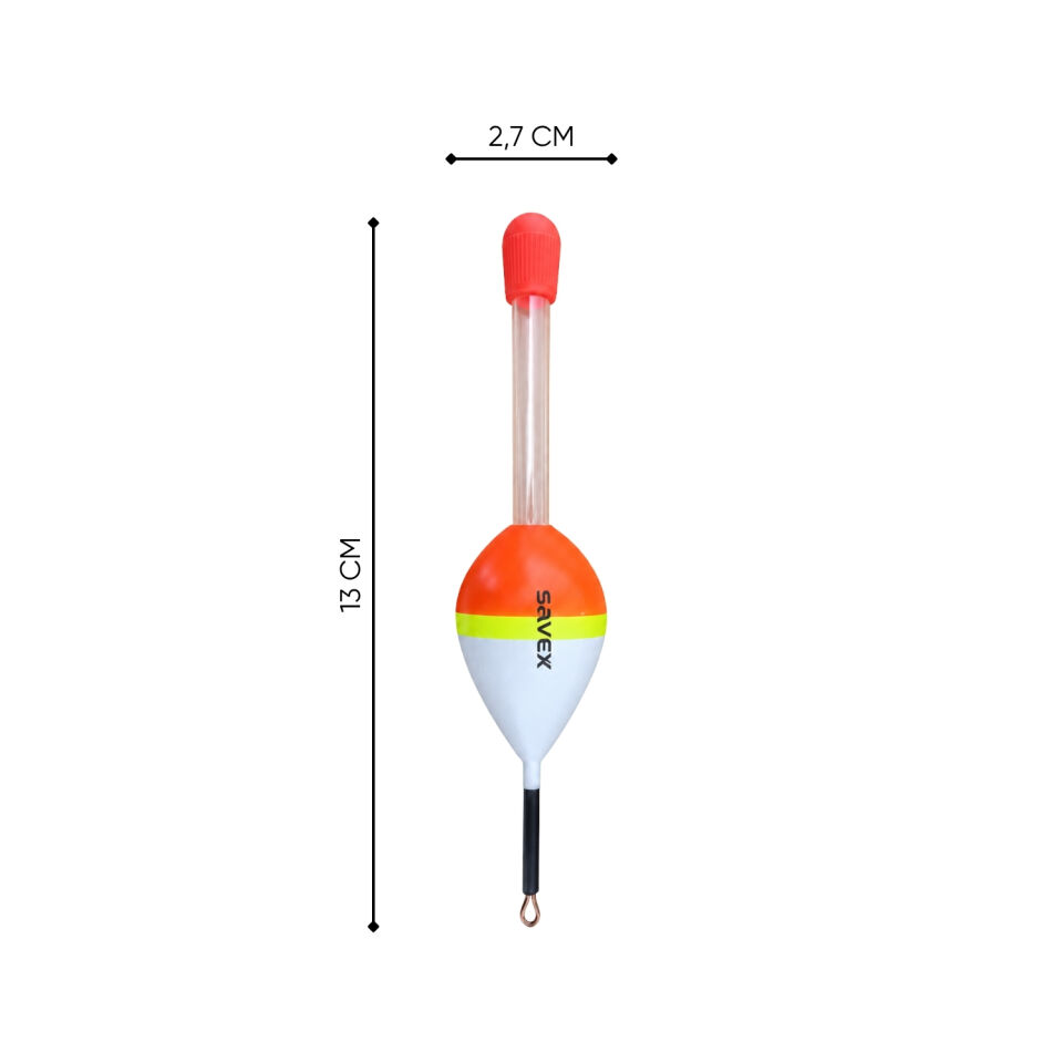 Işık Tüplü Olta Şamandırası - Savex - (6008-2) - 5 Adet - 8 gr