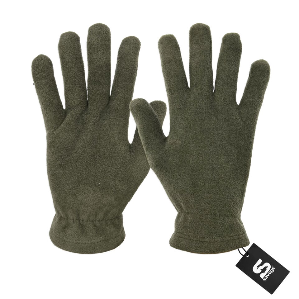 Savage warm polar eldiven haki outdoor giyim