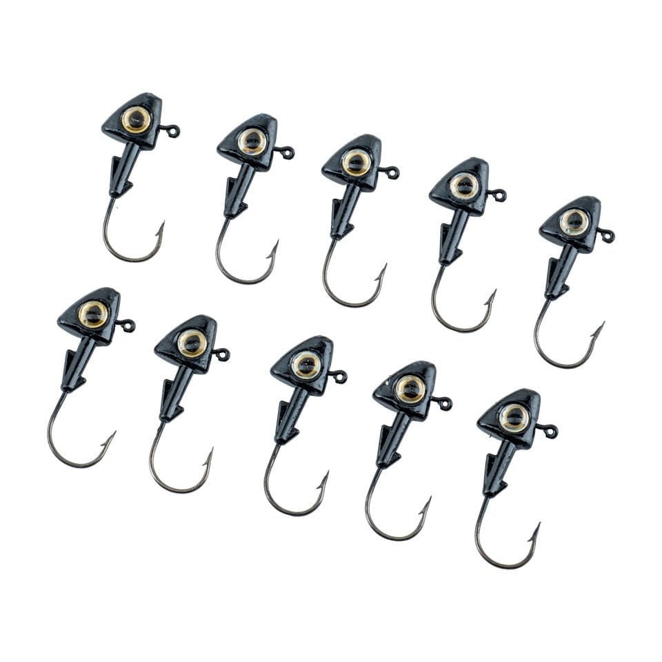 Jighead - Zoka - Kurşunlu Olta İğnesi - (XH-A 07) - Siyah - 10 Gr - 10 Adet