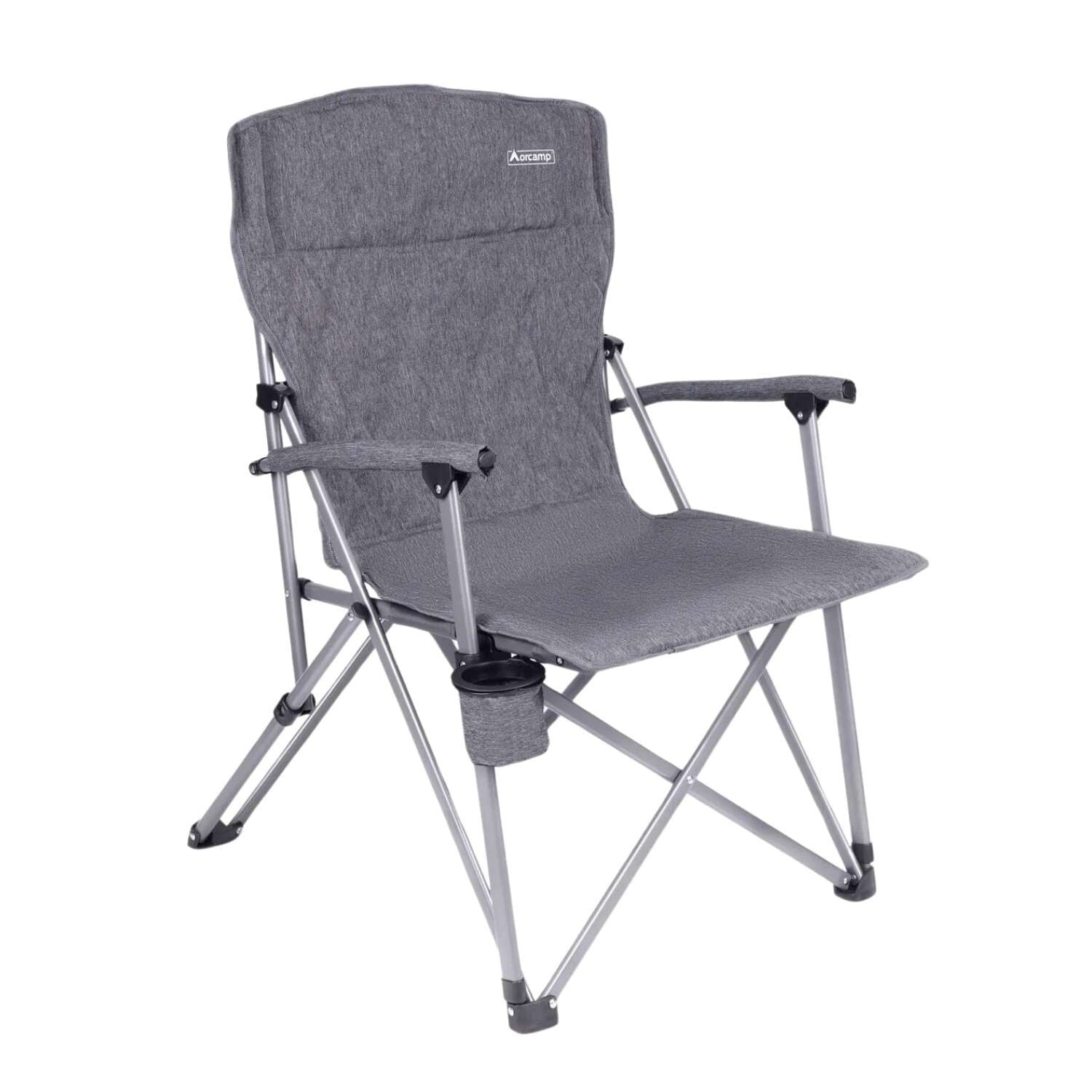 Katlanabilir Kamp Sandalyesi - Trono - Orcamp - Gri