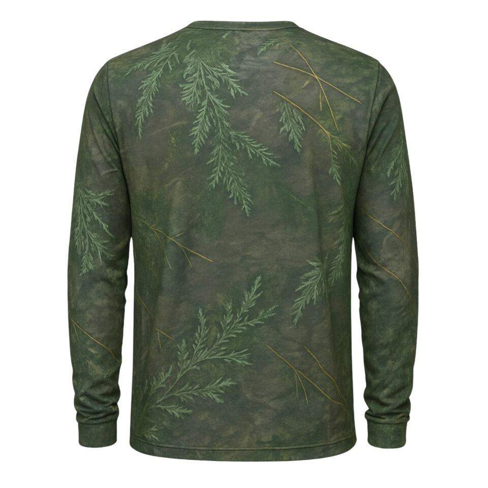 Adaçayı Orman Desenli Mikrofiber Sweatshirt - Avcı Sweatshirt - Hızlı Ku