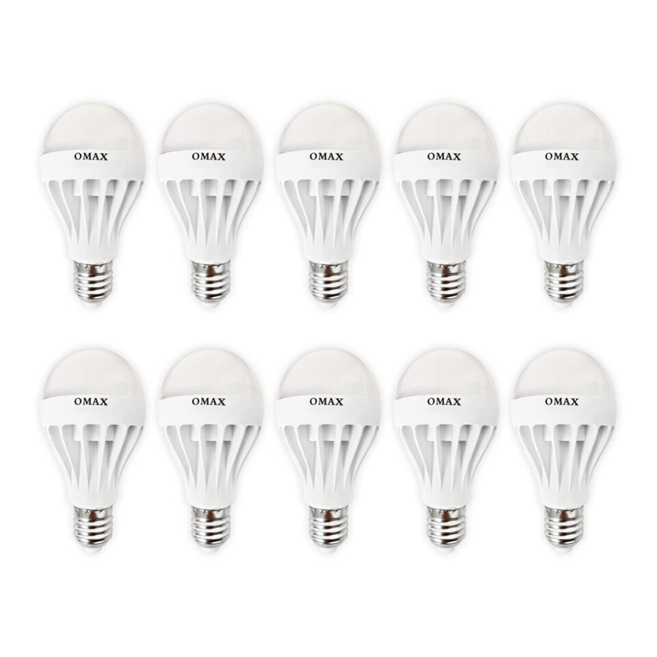 Omax 9W Tasarruflu Led Ampul 10'lu