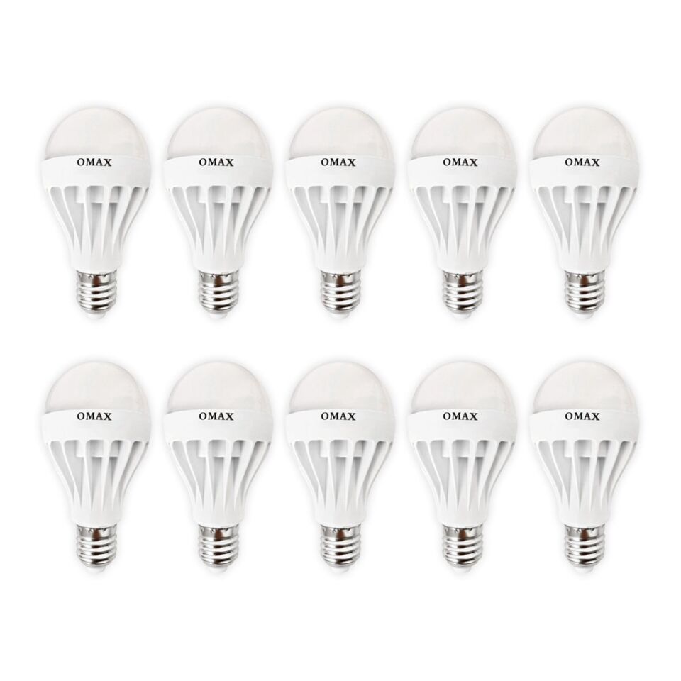 Omax 9W Tasarruflu Led Ampul 10'lu