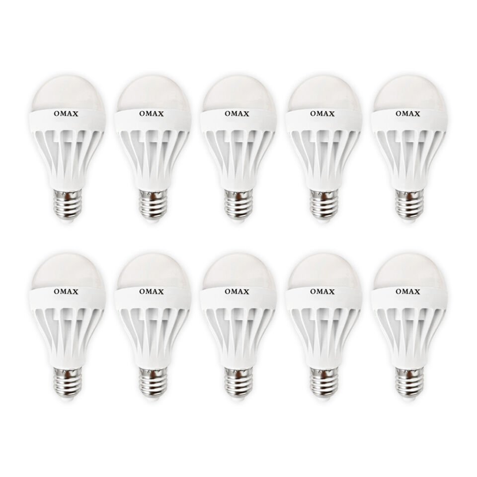 Omax 7W Tasarruflu Led Ampul 10'lu