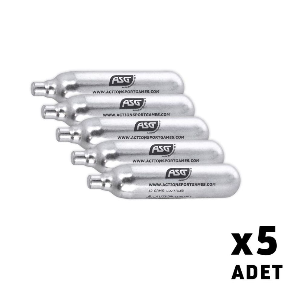 ASG 12 gr CO2  Airsoft Tüpü - 5 Adet