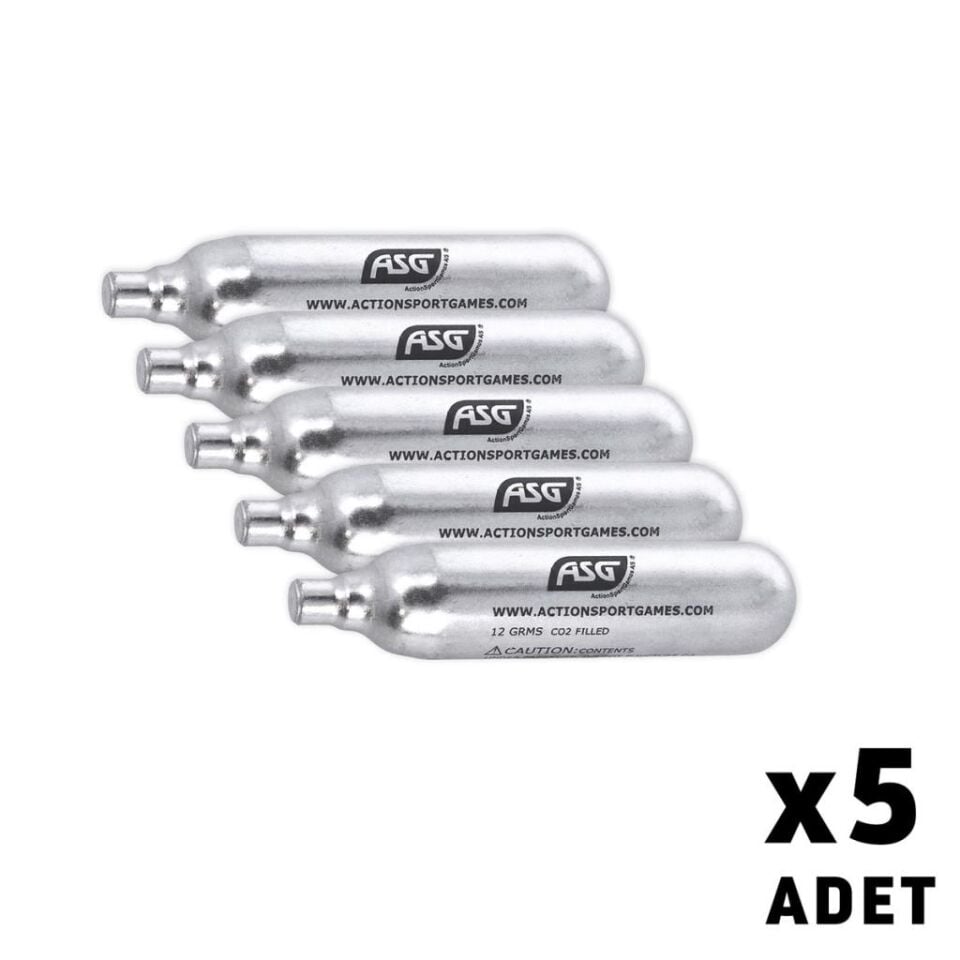ASG 12 gr CO2  Airsoft Tüpü - 5 Adet