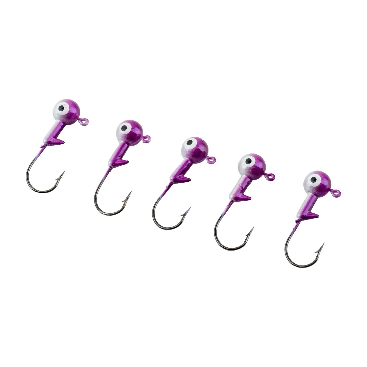 Jighead - Zoka - Kurşunlu Olta İğnesi - (XH-A 02) - Mor Beyaz - 7 Gr - 5 Adet