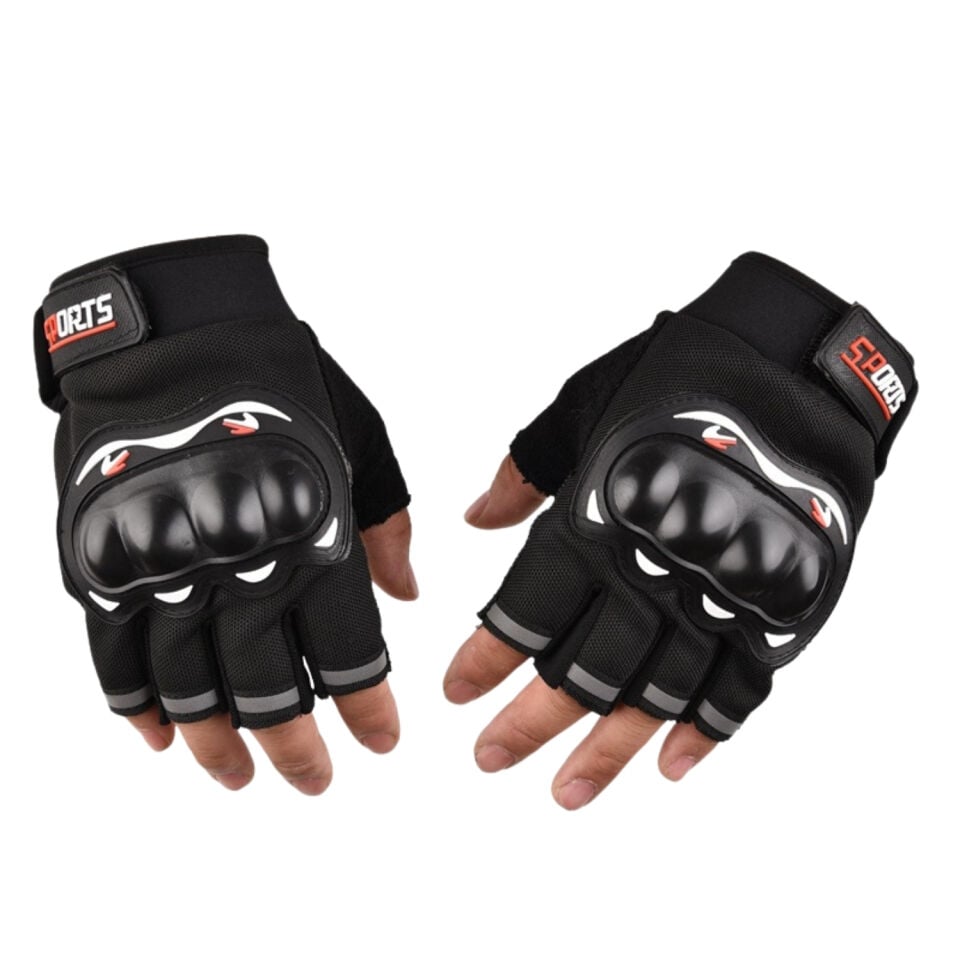 Kemik Taktikal Eldiven - Savage - Sports - Siyah (1109)