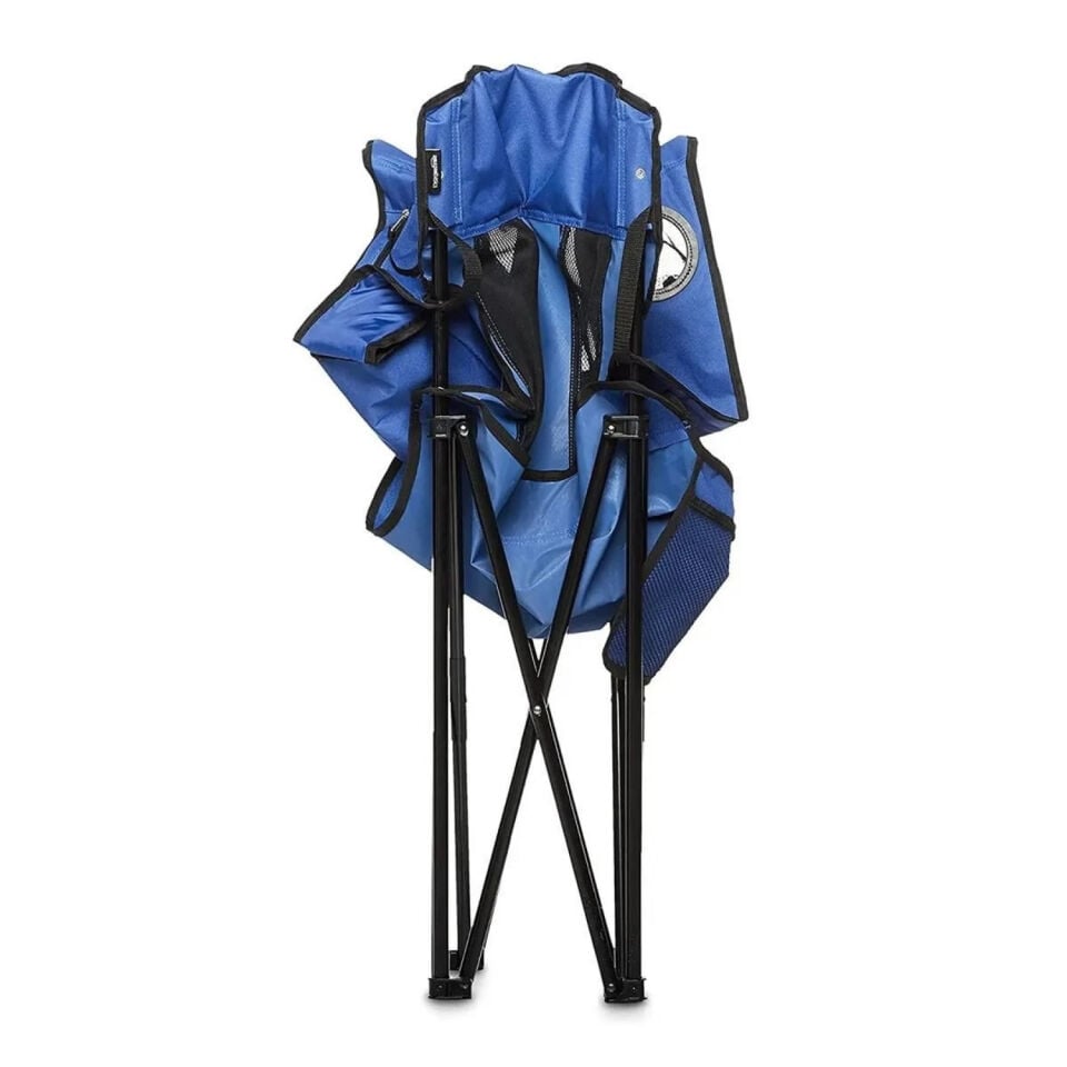 Katlanır Kamp Piknik Sandalyesi - Madfox Beacon - Bardaklıklı - Mavi - 547286