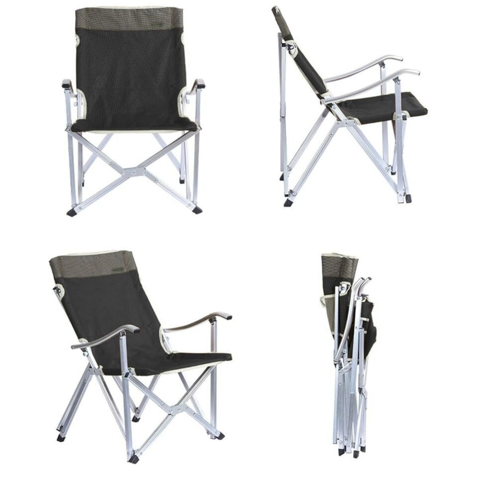 Katlanır Kamp Piknik Sandalyesi - Madfox Dachuan - Siyah - 547213