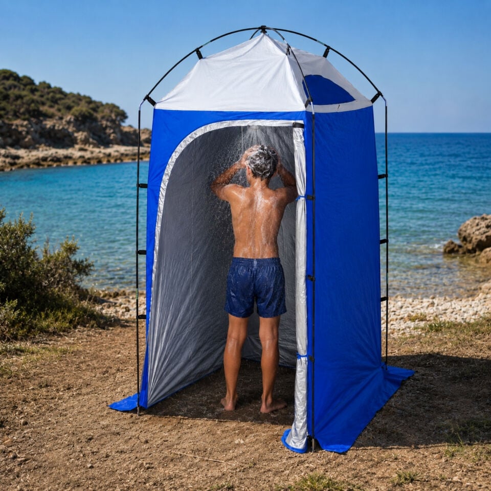 Duş Tuvalet Giyinme Plaj Giyinme Çadırı - Kamp Duş WC Kabini - Argeus Easy Cabin