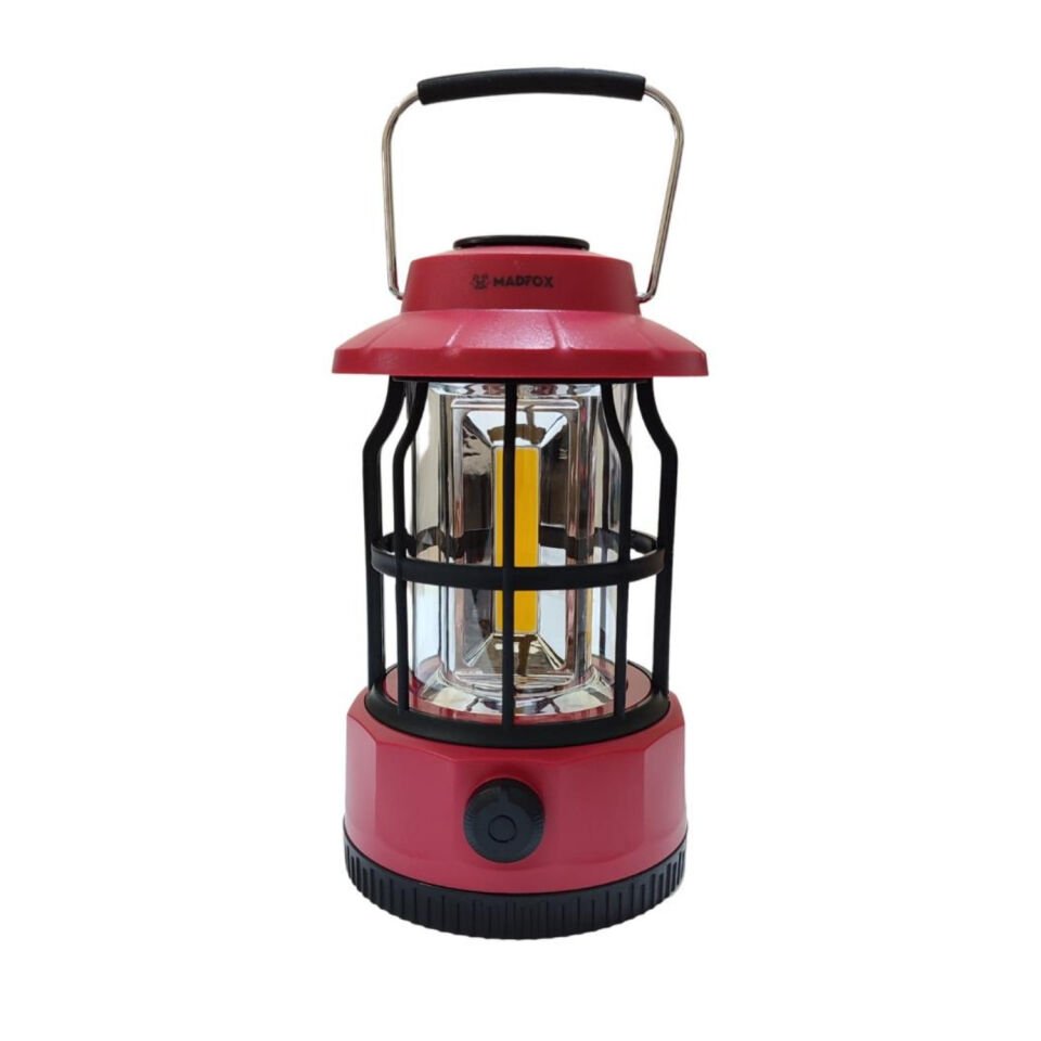 Kamp Lambası - 400 Lümen - Madfox Brand Glamping - Red - 547314