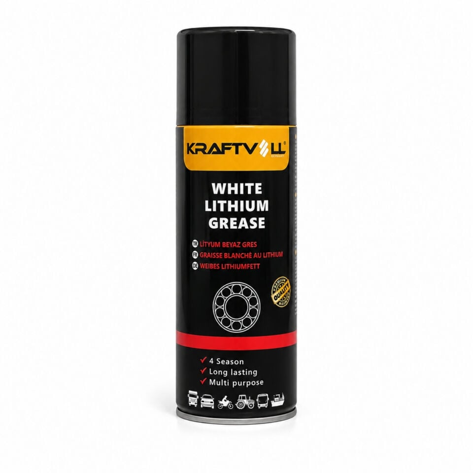 Lityum Beyaz Sıvı Gres - 400 ml - Kraftwoll
