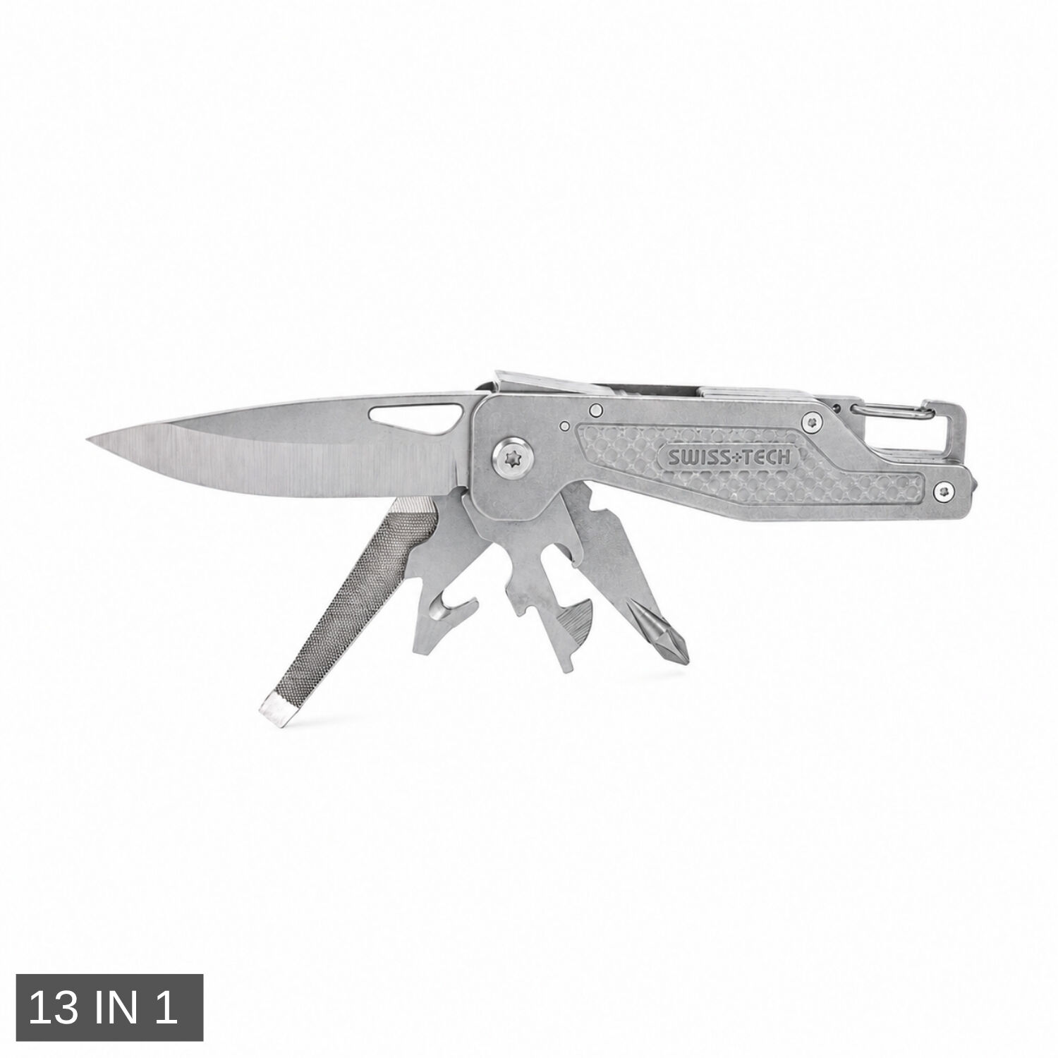Multi Fonksiyonel Çakı - Swiss+Tech - 13 IN 1 - ST022001