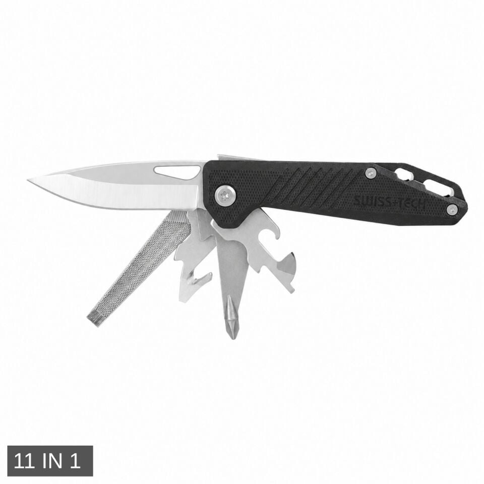 Multi Fonksiyonel Çakı - Swiss+Tech - 11 IN 1 - ST022013