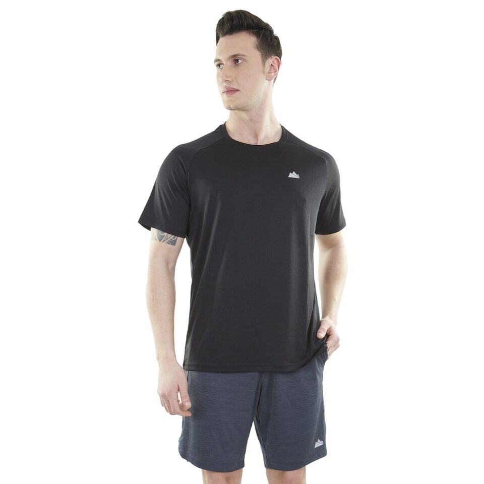 Spor Erkek Tişört - Hızlı Kuruyan Tişört - Ultra Dry - Siyah (600614)