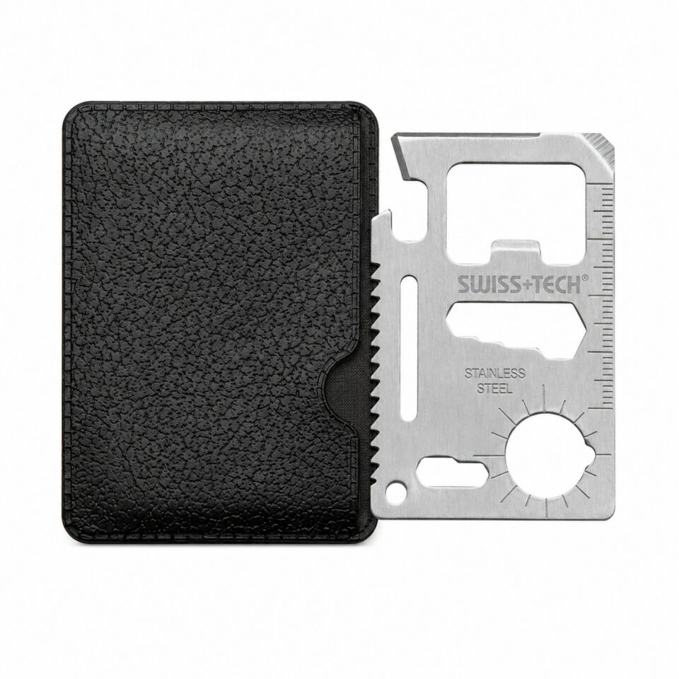 Multi Fonksiyonel Kredi Kartı Çakı - Swiss+Tech - 15 IN 1 - ST33309
