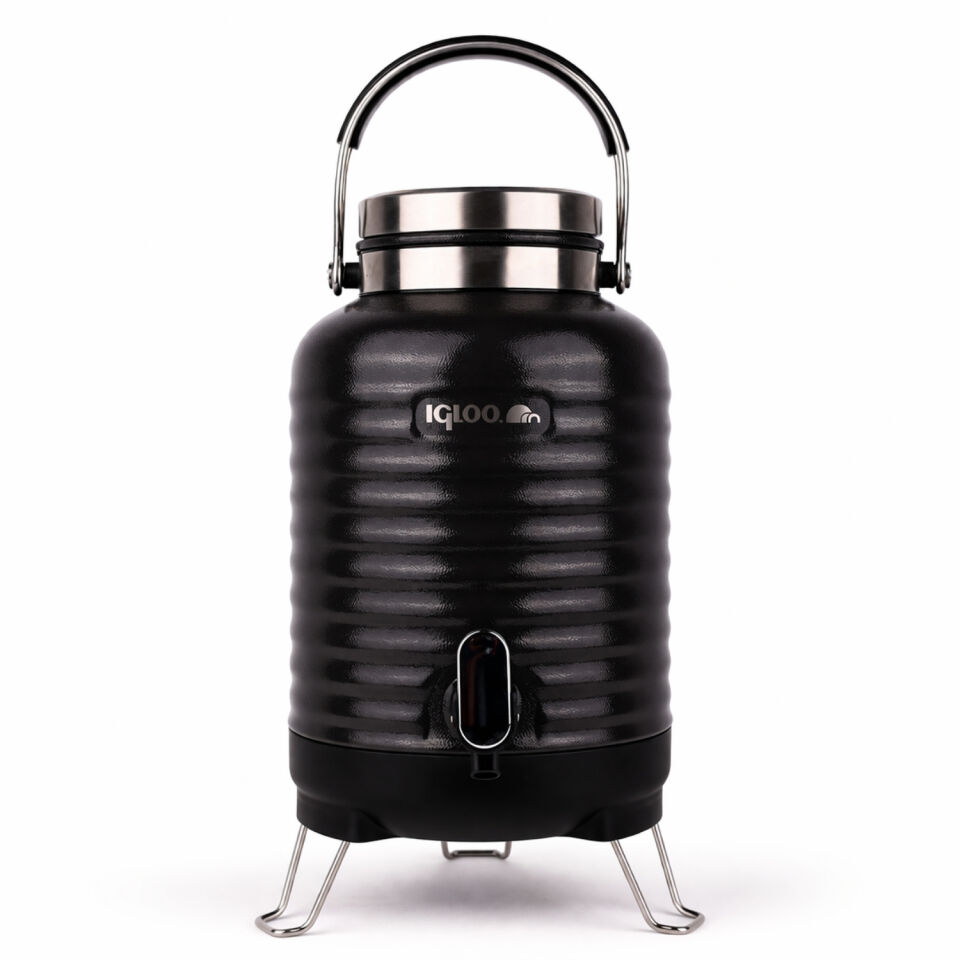 Çelik Family Termos - Igloo - Barrel - 5 lt - Siyah - 205865
