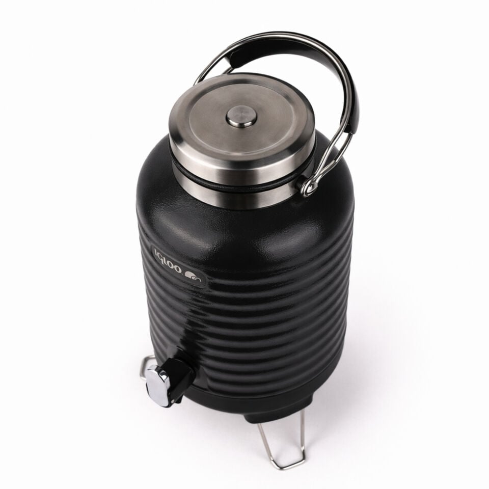 Çelik Family Termos - Igloo - Barrel - 5 lt - Siyah - 205865