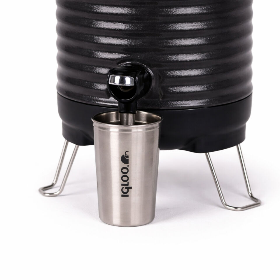 Çelik Family Termos - Igloo - Barrel - 5 lt - Siyah - 205865