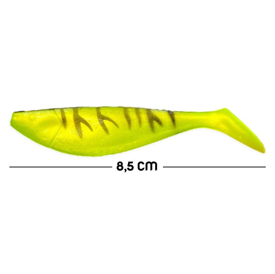 Silikon Balık Yem - Savex - 8,5cm - Fluo Green (642-3018) - 10'lu Paket