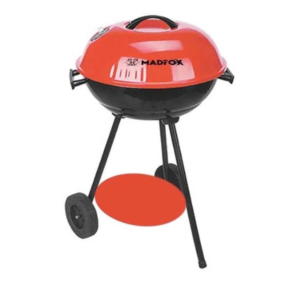 Taşınabilir Kömür Barbekü Mangal - Madfox Cook - Kırmızı/Siyah - 547217
