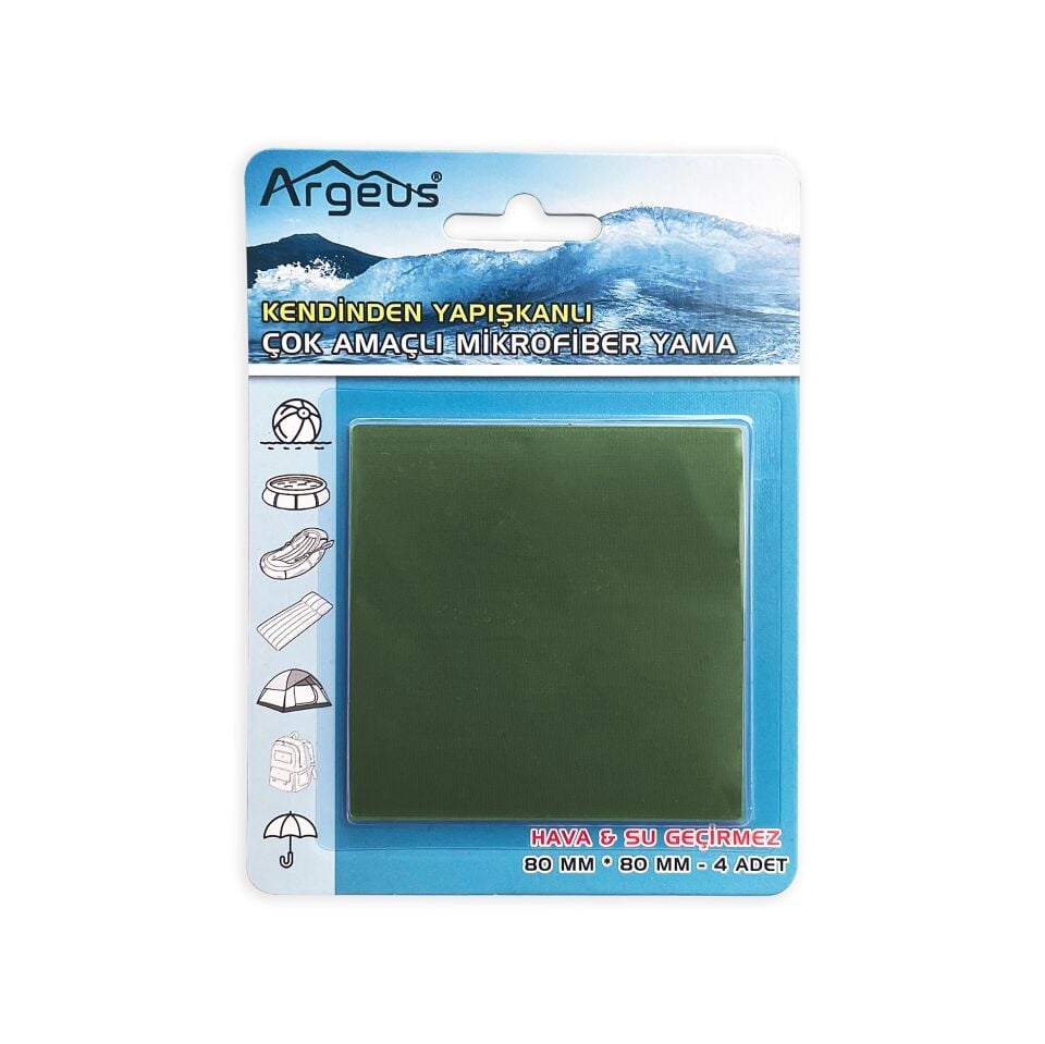 Argeus Kendinden Yapışkanlı Tamir Yaması Haki
