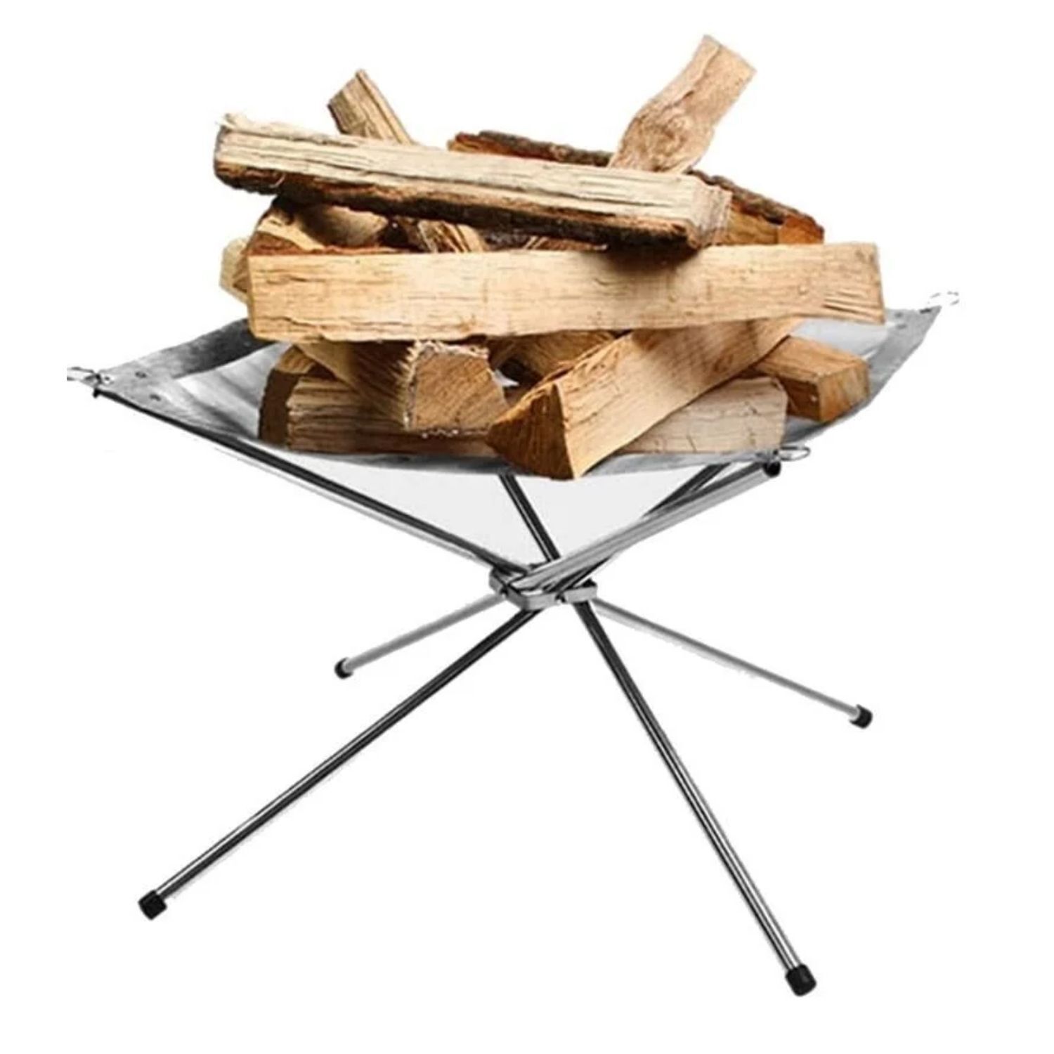 Katlanabilir Ateş Sehpası -Brülör - Madfox Fire Rack - 547216