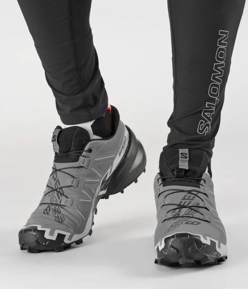 Salomon Speedcross 6 Erkek Koşu Ayakkabısı - Quiet Shade/Black/Pearl Blue