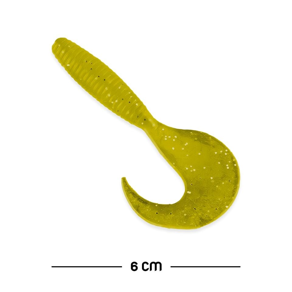 Silikon Kurt Yem - 60mm - Hardal - Yumy (18065-SM024-07)
