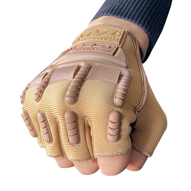1107 Mechanix Parmaksız Eldiven Kum