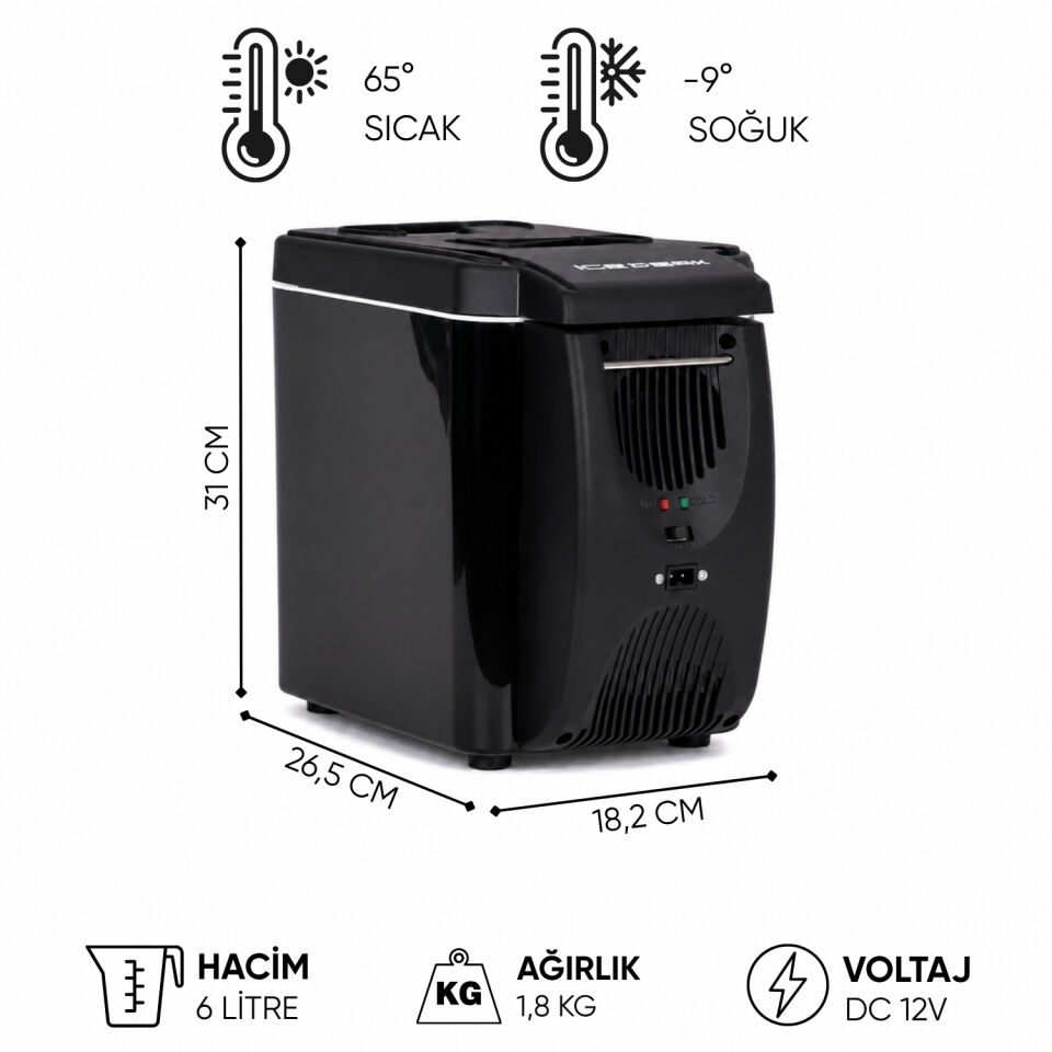 MiniCHILL Buzdolabı - IcePeak LY0506 - 6 lt - 300107